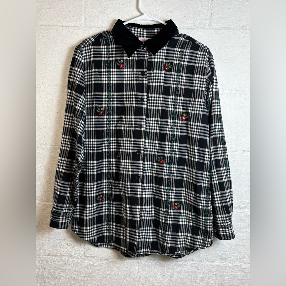 Vintage Basic Editions 1990’s Button Down Casual … - image 1